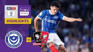 Portsmouth v Exeter City | EFL League 1 | Match Highlights