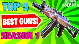 COD Black Ops Cold War - Top 5 Best Guns/Weapons in Season 1 for Mutliplayer! Tips N Tricks