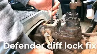 Fixing the diff lock on my Land Rover Defender Wolf