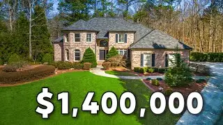 INSIDE a $1.4MM LUXURY MANSION in CANTON GA | MUST SEE HOME FOR SALE IN CANTON GA