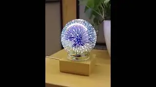 Galaxy projector lamp 3D transparent glass ball
