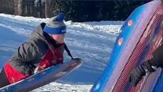 WFMY News 2&rsquo;s Nixon Norman tackles sledding in Greensboro