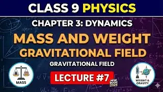 Difference Between Mass & Weight | Gravitational Field |Class 9|New Book Mass vs Weight | Must Watch