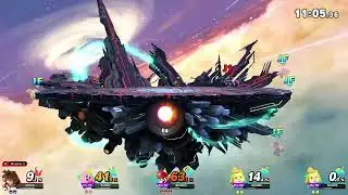 Super Smash Bros. Ultimate: Sora Vs. Kirby Vs. Mario Vs. Isabelle Vs. Isabelle