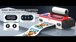 PLK DTF Printer with Roll Holder to DIY T Shirt