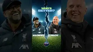 Who&rsquo;s Better: Klopp vs Slot ⚽️ #football