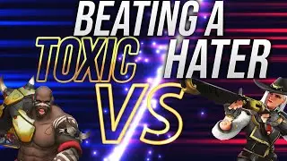 TOXIC PLAYER FLAMES ME AND GETS BEAT (SHUTTING UP A TRASH TALKING TEAMMATE IN OVERWATCH)