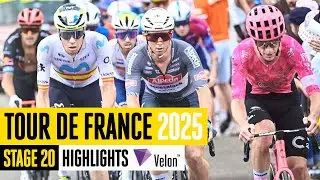 EPIC solo breakaway 🙌🏼 Tour de France Stage 20 Highlights