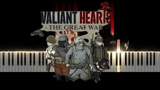 Valiant Hearts The Great War Scenes In Sepia Synthesia Midi Piano Tutorial & Download