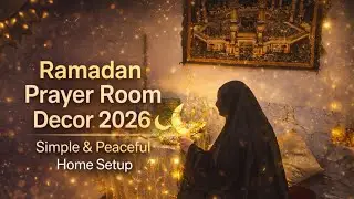 Ramadan Prayer Room Decor 2026 | Simple & Peaceful Home Setup&rdquo;/Home decor @Hijabisistersoficail 