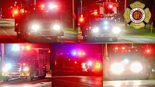 London Fire - Engine 5, Truck 1, Rescue 2, Car 9, Engine 2 Responding