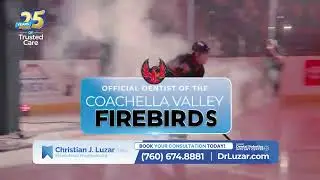 Official Dentist of the Coachella Valley Firebirds | Dr. Christian Luzar