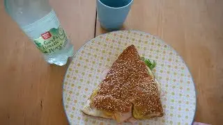 German Food Taste Test &ndash; Pretzel Sandwich +  Cucumber Mint Lemonade &ndash; Food & Drink