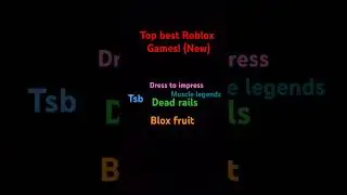 top best Roblox game's (new edition) #music #topbest