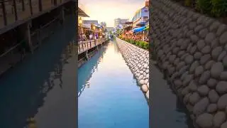 Dirty Canal to Blue Water Paradise 💙 | Ultimate Cleaning Timelapse #cleaning #satisfying #dirty