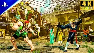 Street Fighter 5 | Alex vs Vega | PS5 Gameplay 4K