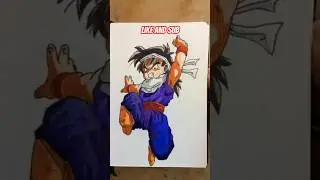 Dragon Ball Series-3🔥Kid gohan🔥 #shorts #drawing #dragonballseries #gohan #dragonball  #goku #anime