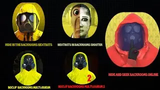 HIDE IN THE BACKROOMS NEXTBOTS BACKROOMS SHOOTER,HIDE SEEK BACKROOMS ONLINE #horrorgaming 