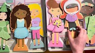 Wooden Magnetic Dress-Up Dolls!