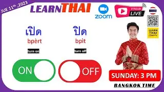 [LIVE] Learn Thai Happily by Kru Satang | JUN 11 2023 #learnthai #thailand #learnthaihappily