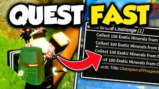 How To Finish THE GRAND CHALLENGE FAST In PROSPECTING Roblox!