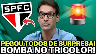 JÁ ERA! NIGUÉM ESPERAVA POR ESSA! SÃO PAULO SURPREENDE A TORCIDA! ACABA DE SAIR A BOMBA!