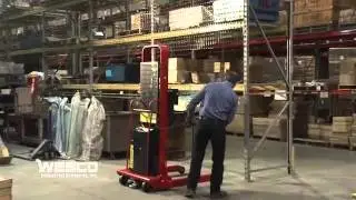 Electric Powered Stacker 1500 and 2000 lb Capacity