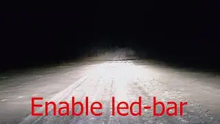 Lumen Helios CS20 Led-bar on Tesla Model 3