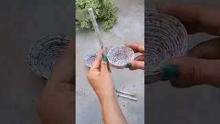 Newspaper Craft||Multi storage Basket💡 #shorts #youtubeshorts #ytshorts #viral #trending #diy#love 😍
