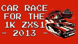 Car Race 1K (Hi Res) ZX81 by Johan (Dr. Beep) Koelman
