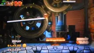 Donkey Kong Country: Tropical Freeze - Shiny Gold Medal, 2-1 Windmill Hills