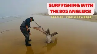 Geofish | Surf Fishing with the 805 Anglers Crew #surffishing