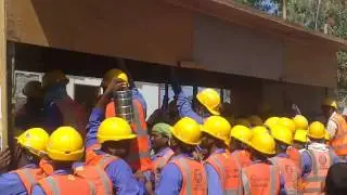 L&t lunch time rush at Oman