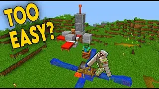5 MINUTE Iron Farm! 300-400 iron/hr/farm 1.14-1.21.9+ [TUTORIAL]