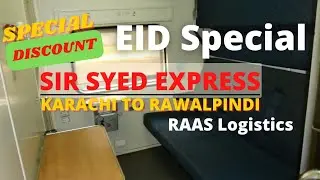 40% Discount announced by Sir Syed Express Karachi to Rawalpindi | RAAS Logistics | Pak Rail Tech