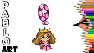 How to color letter Q for Queen | Learn to Draw step by step