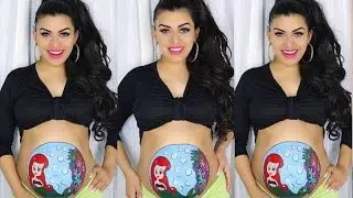 PINTANDO MI BARRIGUITA DE EMBARAZO  - Pregnant Belly Painting