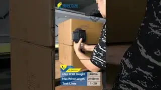 Bentsai B45  Coding Printer Printing on Cartons for porous and non porous surfaces #bentsai