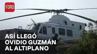 Así fue el traslado de Ovidio Guzmán al Penal del Altiplano - Las Noticias
