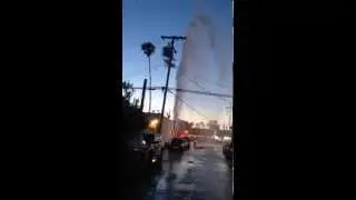 Fire Hydrant Hit by Car