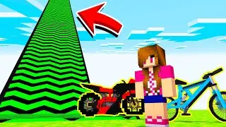 DESAFIO RADICAL DA RAMPA GIGANTE NO MINECRAFT!