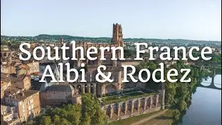 Southern France - Albi and Rodez Drone 4K video