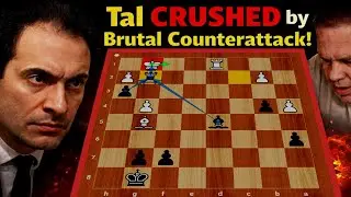 The Pawn That Destroyed Tal | A Brutal Counterattack Ends in Checkmate