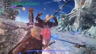 Devil May Cry 5 - Rocket Punching Vergil in Slow Motion