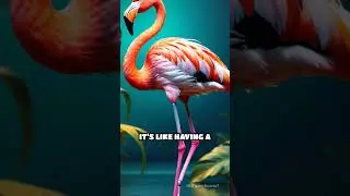 Why Flamingos Stand on One Leg Explained!