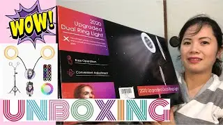 UNBOXING iBesi 2020 Upgraded Dual Ring Light by #Aimili
