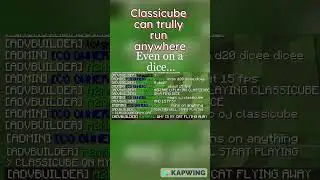Classicube runs on anything💀🤣 #memes #funnt #classicube