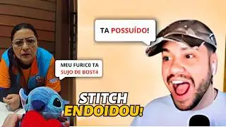 O STITCH FALOU ISSO?! 😂 Brino reage aos TikToks MAIS ABSURDOS!
