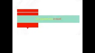 How Chi squared test works in Excel