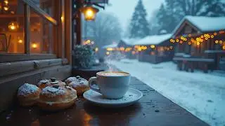 Smooth Coffee Jazz Music for Snowy Mornings ~ Расслабляющие зимние босса-нова вайбы